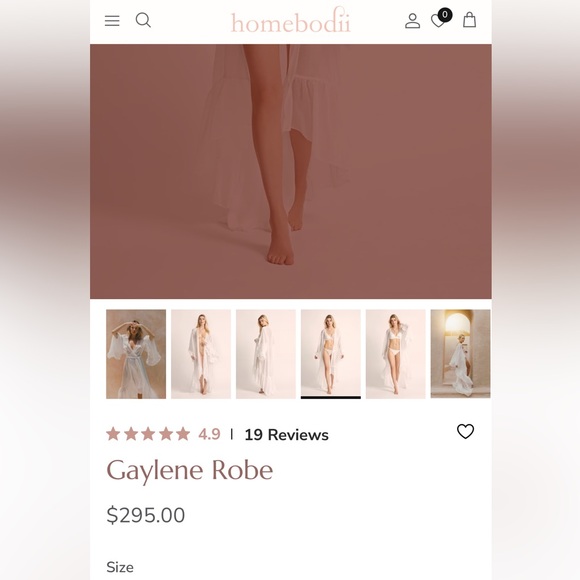 Homebodii Gaylene Robe S - Picture 3 of 10